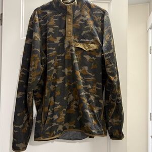 Eddie Bauer Mr Chutes Snap Mock Mushroom XL Tall